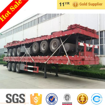 CIMC 40FT Flat Bed 3 Axles Container Semitrailer